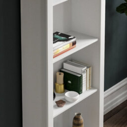 Lassic Vida Designs Arlington White 5 Tier Bookcase Freestanding Shelving Unit (H)1750mm (W)600mm (D)240mm - thumbnail 3
