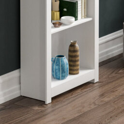 Lassic Vida Designs Arlington White 5 Tier Bookcase Freestanding Shelving Unit (H)1750mm (W)600mm (D)240mm - thumbnail 4