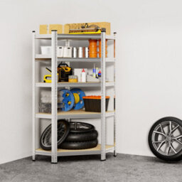 Vonhaus 5 Tier Corner Garage Shelving Unit - thumbnail 9