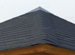 Large Wooden Gazebo Hot Tub Cover, Hipped Roof, 40mm Thick Log Cabin Style Walls & Free Felt Tiles (3.0X3.0M) - thumbnail 2