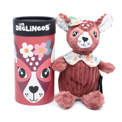 Les Dèglingos Les Degingos Small Melimelos The Deer In Box Plush Figure Kids Soft Cuddly Toy - image 1