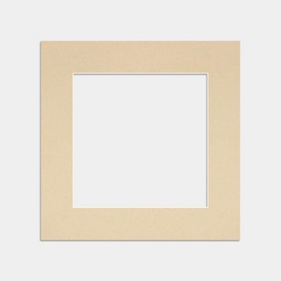 Ak Frames 8X8 Ivory Picture Mounts To Fit 5X5 Aperture Size - Mount Board Only (No Frame Included) - image 1