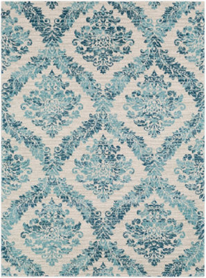 Livabliss Harput Vintage Navy Ivory Traditional Boho Rug 120 X 170 Cm - image 1