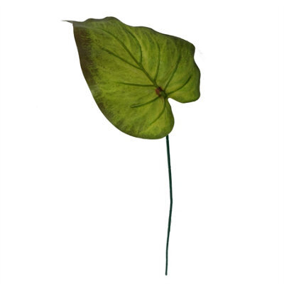 50Cm Artificial Green Plastic Leaf Stem - image 1