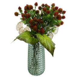50Cm Artificial Green Plastic Leaf Stem - thumbnail 4