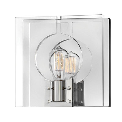 Luminosa Lighting Elstead Lisa Mcdennon By Hinkley Ludlow 1 Light Wall Light Polished Nickel - image 1