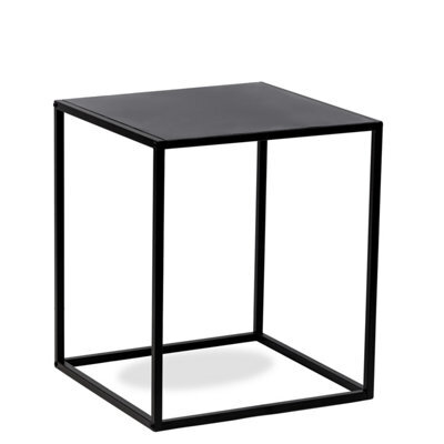 Nordlys Industrial Black Metal Side Table Industrial Style Living Room - image 1