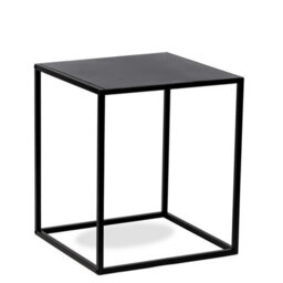 Nordlys Industrial Black Metal Side Table Industrial Style Living Room - thumbnail 1