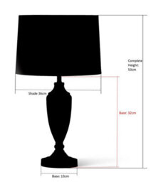 Lighting Supermarket Malham Large Classic Ceramic Table Lamp With Lacy Bloom Stencil Shade - Champagne Gold And Satin Silver - thumbnail 4