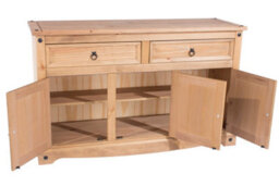 Core Products Corona Premium Medium Sideboard, Antique Waxed Pine H80.6Cm X W132.0Cm X D43.0Cm - thumbnail 5