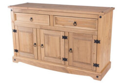 Core Products Corona Premium Medium Sideboard, Antique Waxed Pine H80.6Cm X W132.0Cm X D43.0Cm - thumbnail 4