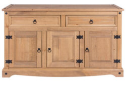 Core Products Corona Premium Medium Sideboard, Antique Waxed Pine H80.6Cm X W132.0Cm X D43.0Cm - thumbnail 2
