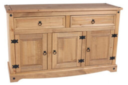Core Products Corona Premium Medium Sideboard, Antique Waxed Pine H80.6Cm X W132.0Cm X D43.0Cm - thumbnail 3