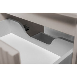 Heze Furniture Flow 2 Drawer Bathroom Vanity Cabinet Vanity Unit With Basin 60Cm - Cashmere - thumbnail 5