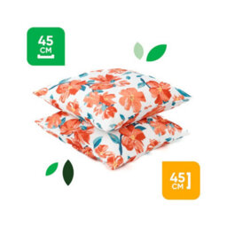 Gardenwize Pair Of Japanese Floral Outdoor Scatter Cushions 45 X 45Cm - thumbnail 2