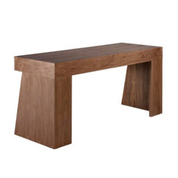 Elegant Walnut Desk With 3 Drawers - Modern Design By Angel Cerda - thumbnail 5