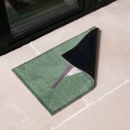 Artsy Doormats Green Robin Indoor Washable Doormat - thumbnail 2