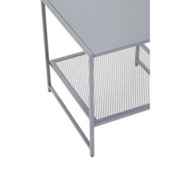 Orsina Versatile Grey Metal Side Table, Compact Design Side Table By Couch, Industrial Style Livingroom Side Table - thumbnail 7