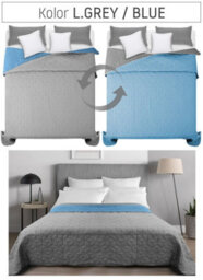 Bedspread Tutumi Diamante Blue 200X240 - thumbnail 3