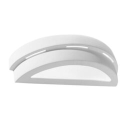 Luminosa Lighting Luminosa 1 Light Ceramic Flush Wall Light White, E27 - thumbnail 4