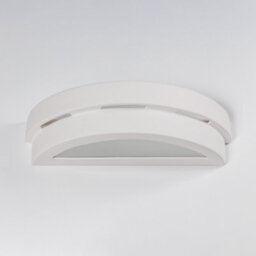 Luminosa Lighting Luminosa 1 Light Ceramic Flush Wall Light White, E27 - thumbnail 2