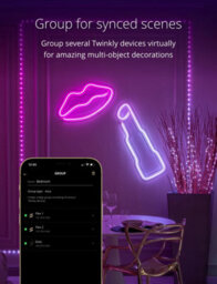 Twinkly Flex App-Controlled Flexible Light Tube With Rgb (16 Million Colours) Leds. 2 Meters. White Wire. Indoor Smart Home Light - thumbnail 5