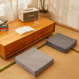 Thehotsale Outdoor Square Seat Cushion Light Grey 45 X 45Cm - thumbnail 2