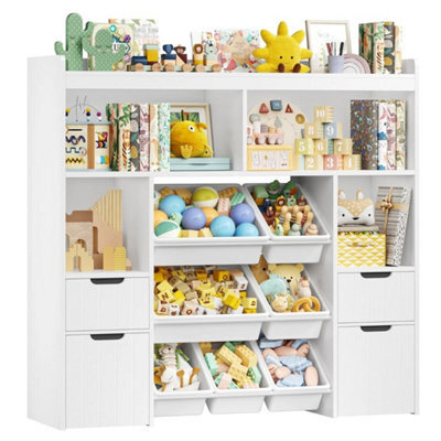 Bookcase Storage Unit With 2 Removable B - image 1
