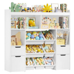 Bookcase Storage Unit With 2 Removable B - thumbnail 1