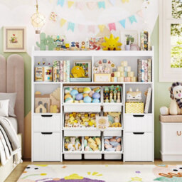 Bookcase Storage Unit With 2 Removable B - thumbnail 3