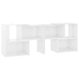 Berkfield Tv Cabinet High Gloss White 104X30X52 Cm Engineered Wood - thumbnail 2