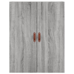 Berkfield Highboard Grey Sonoma 69.5X34X180 Cm Engineered Wood - thumbnail 6
