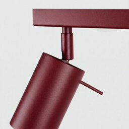 Sollux Lighting Ring Steel Burgundy 2 Lights Modern Ceiling Lamps - thumbnail 8