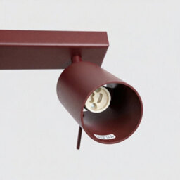 Sollux Lighting Ring Steel Burgundy 2 Lights Modern Ceiling Lamps - thumbnail 5