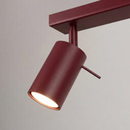 Sollux Lighting Ring Steel Burgundy 2 Lights Modern Ceiling Lamps - thumbnail 6