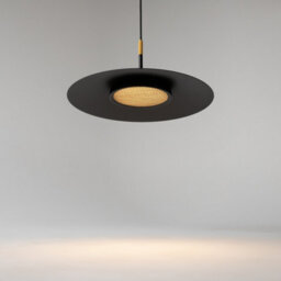 Luminosa Lighting Luminosa El Modern Dome Pendant Ceiling Light Black 3000K 500Lm - thumbnail 4