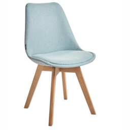 Wyld And Coco Novahome Mint Green Padded Dining Chairs Set Of 2 - Beechwood Legs, Ready-To-Assemble - thumbnail 4