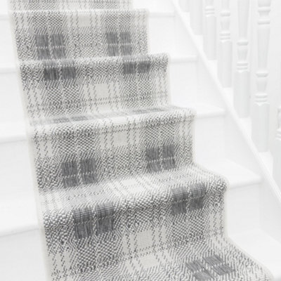 Plaid Stair Runner - Reversible, Durable & Hardwearing Carpet For Stairs & Staircases, Multiple Lengths - image 1