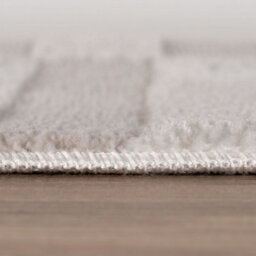 The Rugs Loft Ivory Striped Living Room Area Rug And Runners Soft Pile - thumbnail 7