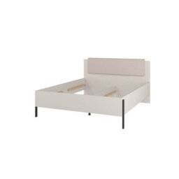 Arte Elegant Cashmere Eu King Bed Frame 160X200Cm - Modern Comfort With Upholstered Headboard - thumbnail 2