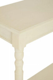 Premier Housewares Interiors By Premier Heritage Antique White Console Table - thumbnail 5