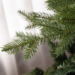 Homcom 6 Ft Artificial Christmas Tree With Metal Base, Hinged Branches - thumbnail 9