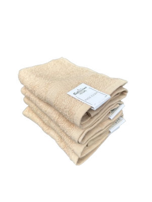 Regal 100% Cotton Face Cloth 4 Pack Natural - image 1
