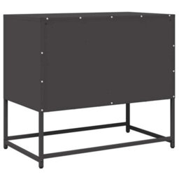 Berkfield Elegant Tv Cabinet Black 68X39X60.5 Cm Cold-Rolled Steel - thumbnail 8