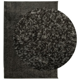 Berkfield Rug Istan High Pile Shiny Look Anthracite 140X200 Cm - thumbnail 3