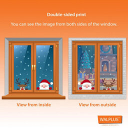 Walplus Xmas With Santa And Friends Window Cling - thumbnail 6