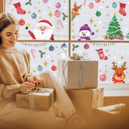 Walplus Xmas With Santa And Friends Window Cling - thumbnail 2
