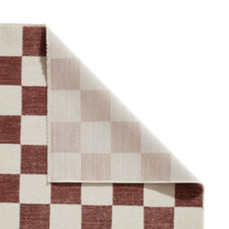 Plum Geometric 10mm Thick Rug, Stain-Resistant Anti-Shed Modern Rug For Bedroom, Living, & Dining Room-60Cm X 230Cm (Runner) - thumbnail 5