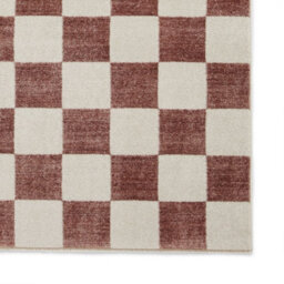 Plum Geometric 10mm Thick Rug, Stain-Resistant Anti-Shed Modern Rug For Bedroom, Living, & Dining Room-60Cm X 230Cm (Runner) - thumbnail 6