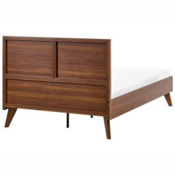 Beliani Bed Pe Rattan Monpazier 120 X 200 Cm (Eu Small Double) Dark Brown - thumbnail 6